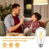 image12Packs ST64 Large Vintage LED Edison Bulbs 60W Equivalent 7W 800Lumens Dimmable Antique LED Filament 2700K Warm White E26 Medium Base Light Bulbs High Brightness Clear Glass for Bedroom OfficeNeutral White