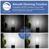 image12Packs ST64 Large Vintage LED Edison Bulbs 60W Equivalent 7W 800Lumens Dimmable Antique LED Filament 2700K Warm White E26 Medium Base Light Bulbs High Brightness Clear Glass for Bedroom OfficeDaylight White