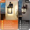 image2Pack Motion Sensor Outdoor Wall Lights Dusk to Dawn Porch Lights Outdoor Wall Sconces Lanterns Aluminum Exterior Lighting Fixtures 3 Lighting Modes Outside Lights for House Front Door Garage138 2Pack