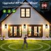 image2Pack Motion Sensor Outdoor Wall Lights Dusk to Dawn Porch Lights Outdoor Wall Sconces Lanterns Aluminum Exterior Lighting Fixtures 3 Lighting Modes Outside Lights for House Front Door Garage126 2Pack