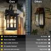 image2Pack Motion Sensor Outdoor Wall Lights Dusk to Dawn Porch Lights Outdoor Wall Sconces Lanterns Aluminum Exterior Lighting Fixtures 3 Lighting Modes Outside Lights for House Front Door Garage136 2Pack