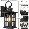 image2Pack Motion Sensor Outdoor Wall Lights Dusk to Dawn Porch Lights Outdoor Wall Sconces Lanterns Aluminum Exterior Lighting Fixtures 3 Lighting Modes Outside Lights for House Front Door Garage136 2Pack