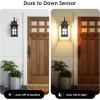 image2Pack Motion Sensor Outdoor Wall Lights Dusk to Dawn Porch Lights Outdoor Wall Sconces Lanterns Aluminum Exterior Lighting Fixtures 3 Lighting Modes Outside Lights for House Front Door Garage136 2Pack