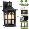 image2Pack Motion Sensor Outdoor Wall Lights Dusk to Dawn Porch Lights Outdoor Wall Sconces Lanterns Aluminum Exterior Lighting Fixtures 3 Lighting Modes Outside Lights for House Front Door Garage126 2Pack