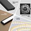 imageBesLowe 2Pack 3175inch Long Outdoor Wall Lights Modern LED Exterior Lighting Fixtures Wall Mount Waterproof Porch Lights Outdoor Wall Sconces Black Outside Lights for House Front Door Garage4688in