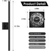 imageBesLowe 2Pack 3175inch Long Outdoor Wall Lights Modern LED Exterior Lighting Fixtures Wall Mount Waterproof Porch Lights Outdoor Wall Sconces Black Outside Lights for House Front Door Garage3175in