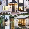 imageBesLowe 2Pack Outdoor Wall Light Fixtures Exterior Lighting Fixtures Wall Mount Waterproof Porch Lights Outdoor Wall Sconces Lanterns Modern Outside Lights for House Front Door Garage BronzeMatte Black