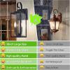 imageBesLowe 2Pack Outdoor Wall Light Fixtures Exterior Lighting Fixtures Wall Mount Waterproof Porch Lights Outdoor Wall Sconces Lanterns Modern Outside Lights for House Front Door Garage BronzeMatte Black