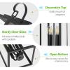 imageBesLowe 2Pack Outdoor Wall Light Fixtures Exterior Lighting Fixtures Wall Mount Waterproof Porch Lights Outdoor Wall Sconces Lanterns Modern Outside Lights for House Front Door Garage BronzeMatte Black