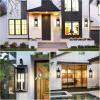 imageBesLowe 2Pack Outdoor Wall Light Fixtures Exterior Lighting Fixtures Wall Mount Waterproof Porch Lights Outdoor Wall Sconces Lanterns Modern Outside Lights for House Front Door Garage BronzeMatte Black