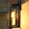 imageBesLowe 2Pack Porch Lights Outdoor with UL Certified Outlet Modern Outdoor Wall Lights Exterior Lighting Fixtures Waterproof Exterior Wall Sconces Outside Lights for House Front Door Garage BlackBronze