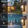 imageBesLowe 2Pack Porch Lights Outdoor with UL Certified Outlet Modern Outdoor Wall Lights Exterior Lighting Fixtures Waterproof Exterior Wall Sconces Outside Lights for House Front Door Garage BlackOilRubbed Bronze