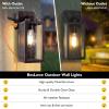 imageBesLowe 2Pack Porch Lights Outdoor with UL Certified Outlet Modern Outdoor Wall Lights Exterior Lighting Fixtures Waterproof Exterior Wall Sconces Outside Lights for House Front Door Garage BlackOilRubbed Bronze
