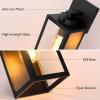 imageBesLowe 2Pack Porch Lights Outdoor with UL Certified Outlet Modern Outdoor Wall Lights Exterior Lighting Fixtures Waterproof Exterior Wall Sconces Outside Lights for House Front Door Garage BlackBlack