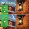 imageBesLowe 2Pack Porch Lights Outdoor with UL Certified Outlet Modern Outdoor Wall Lights Exterior Lighting Fixtures Waterproof Exterior Wall Sconces Outside Lights for House Front Door Garage BlackBronze
