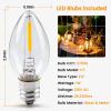 imageBesLowe Accessory Cord with One LED Light Bulb 6FT Blow Mold Lights with On and Off Switch Clipin Lamp Cord Replacement Single Light for Christmas Village Houses Halloween Pumpkin Lights 4 Packs6FT4 Packs