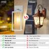imageBesLowe Outdoor Wall Light Fixtures Exterior Waterproof Wall Lanterns Porch Sconces Lighting with E26 Sockets Modern White Outside Lights for House Patio Front Door Entryway 2PackWhite
