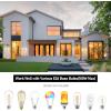 imageBesLowe Outdoor Wall Light Fixtures Exterior Waterproof Wall Lanterns Porch Sconces Lighting with E26 Sockets Modern White Outside Lights for House Patio Front Door Entryway 2PackGray