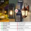 imageBesLowe Outdoor Wall Light Fixtures Exterior Waterproof Wall Lanterns Porch Sconces Lighting with E26 Sockets Modern White Outside Lights for House Patio Front Door Entryway 2PackBlack