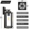 imageBesLowe Outdoor Wall Light Fixtures Exterior Waterproof Wall Lanterns Porch Sconces Lighting with E26 Sockets Modern White Outside Lights for House Patio Front Door Entryway 2PackBronze