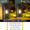 imageBesLowe Outdoor Wall Light Fixtures Exterior Waterproof Wall Lanterns Porch Sconces Lighting with E26 Sockets Modern White Outside Lights for House Patio Front Door Entryway 2PackBronze