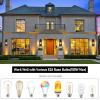 imageBesLowe Outdoor Wall Light Fixtures Exterior Waterproof Wall Lanterns Porch Sconces Lighting with E26 Sockets Modern White Outside Lights for House Patio Front Door Entryway 2PackBronze