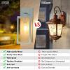imageBesLowe Outdoor Wall Light Fixtures Exterior Waterproof Wall Lanterns Porch Sconces Lighting with E26 Sockets Modern White Outside Lights for House Patio Front Door Entryway 2PackGray