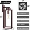 imageBesLowe Outdoor Wall Light Fixtures Exterior Waterproof Wall Lanterns Porch Sconces Lighting with E26 Sockets Modern White Outside Lights for House Patio Front Door Entryway 2PackOilRubbed Bronze