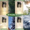 imageBesLowe Outdoor Wall Light Fixtures with Crystal Bubble Glass Waterproof Exterior Sconces LED Wall Lanterns Porch Lights Wall Mounted 10W 3000K Outside Lights for House Front Door Garage Entryway10in