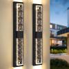 imageBesLowe Outdoor Wall Light Fixtures with Crystal Bubble Glass Waterproof Exterior Sconces LED Wall Lanterns Porch Lights Wall Mounted 10W 3000K Outside Lights for House Front Door Garage Entryway315in