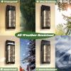 imageBesLowe Outdoor Wall Light Fixtures with Crystal Bubble Glass Waterproof Exterior Sconces LED Wall Lanterns Porch Lights Wall Mounted 10W 3000K Outside Lights for House Front Door Garage Entryway11in