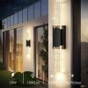 imageBesLowe Outdoor Wall Light Fixtures with Crystal Bubble Glass Waterproof Exterior Sconces LED Wall Lanterns Porch Lights Wall Mounted 10W 3000K Outside Lights for House Front Door Garage Entryway235in