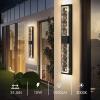 imageBesLowe Outdoor Wall Light Fixtures with Crystal Bubble Glass Waterproof Exterior Sconces LED Wall Lanterns Porch Lights Wall Mounted 10W 3000K Outside Lights for House Front Door Garage Entryway315in