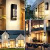 imageBesLowe Outdoor Wall Light Fixtures with Crystal Bubble Glass Waterproof Exterior Sconces LED Wall Lanterns Porch Lights Wall Mounted 10W 3000K Outside Lights for House Front Door Garage Entryway12in