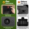 imageBesLowe Upgraded Motion Sensor Outdoor Wall Lights 15 Dusk to Dawn Porch Lights Outdoor Wall Sconce Lanterns 3 Lighting Modes Exterior Lighting Fixtures Black Outside Lights for House 2PackBlack