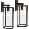 imageBesLowe Upgraded Motion Sensor Outdoor Wall Lights 15 Dusk to Dawn Porch Lights Outdoor Wall Sconce Lanterns 3 Lighting Modes Exterior Lighting Fixtures Black Outside Lights for House 2PackBronze