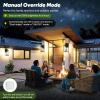 imageBesLowe Upgraded Motion Sensor Outdoor Wall Lights 15 Dusk to Dawn Porch Lights Outdoor Wall Sconce Lanterns 3 Lighting Modes Exterior Lighting Fixtures Black Outside Lights for House 2PackBlack