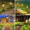 imageBesLowe Upgraded Solar Pathway Lights Outdoor 8Pack Large LED Solar Light Outdoor Waterproof Super Bright Outside Lights for Yard SunPowered Landscape Lighting for Garden Walkway Cool WhiteWarm White