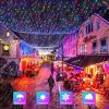 imageExtraLong 288FT 800LED Solar Fairy String Lights 4Pack 72FT 200 LED Outdoor Twinkle Lights Waterproof 8 Lighting Modes Cool White Silver Wire Lights for Deck Backyard Tree Garden Fence Pool PartyMulticolor