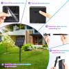 imageExtraLong 288FT 800LED Solar Fairy String Lights 4Pack 72FT 200 LED Outdoor Twinkle Lights Waterproof 8 Lighting Modes Cool White Silver Wire Lights for Deck Backyard Tree Garden Fence Pool PartyMulticolor