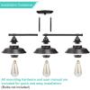 imageFarmhouse Bathroom Vanity Wall Light Fixture Dark Bronze Industrial Rustic Style 3Light Vanit Wall Sconce Vintage Wall Mount Lamp for Bathroom Bedroom Vanity Mirror Cabinets Dressing TableBronze