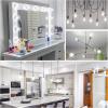 imageG25 LED Edison Dimmable Globe Light Bulbs 100Watt Equivalent 1200LM 5000K Daylight White LED Vanity Light 8W E26 Medium Base Vintage Filament Bulbs for Bedroom Bathroom Makeup Mirror Pendant 4 PacksDaylight White