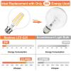 imageG25 LED Edison Dimmable Globe Light Bulbs 100Watt Equivalent 1200LM 5000K Daylight White LED Vanity Light 8W E26 Medium Base Vintage Filament Bulbs for Bedroom Bathroom Makeup Mirror Pendant 4 PacksWarm White