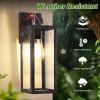 imageUpgraded Motion Sensor Outdoor Wall Light Large Size Dusk to Dawn Porch Light Outdoor Wall Sconce Lantern 3 Lighting Modes Exterior Lighting Fixture Wall Mount Outside Light for House Garage BlackBrown