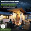 imageUpgraded Motion Sensor Outdoor Wall Light Large Size Dusk to Dawn Porch Light Outdoor Wall Sconce Lantern 3 Lighting Modes Exterior Lighting Fixture Wall Mount Outside Light for House Garage BlackBrown
