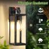 imageUpgraded Motion Sensor Outdoor Wall Light Large Size Dusk to Dawn Porch Light Outdoor Wall Sconce Lantern 3 Lighting Modes Exterior Lighting Fixture Wall Mount Outside Light for House Garage BlackBronze