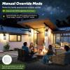 imageUpgraded Motion Sensor Outdoor Wall Light Large Size Dusk to Dawn Porch Light Outdoor Wall Sconce Lantern 3 Lighting Modes Exterior Lighting Fixture Wall Mount Outside Light for House Garage BlackBronze