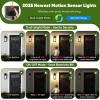 imageUpgraded Motion Sensor Outdoor Wall Light Large Size Dusk to Dawn Porch Light Outdoor Wall Sconce Lantern 3 Lighting Modes Exterior Lighting Fixture Wall Mount Outside Light for House Garage BlackBronze