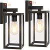 imageBesLowe Upgraded Motion Sensor Outdoor Wall Lights 15 Dusk to Dawn Porch Lights Outdoor Wall Sconce Lanterns 3 Lighting Modes Exterior Lighting Fixtures Black Outside Lights for House 2PackBronze