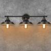 imageFarmhouse Bathroom Vanity Wall Light Fixture Dark Bronze Industrial Rustic Style 3Light Vanit Wall Sconce Vintage Wall Mount Lamp for Bathroom Bedroom Vanity Mirror Cabinets Dressing TableBronze